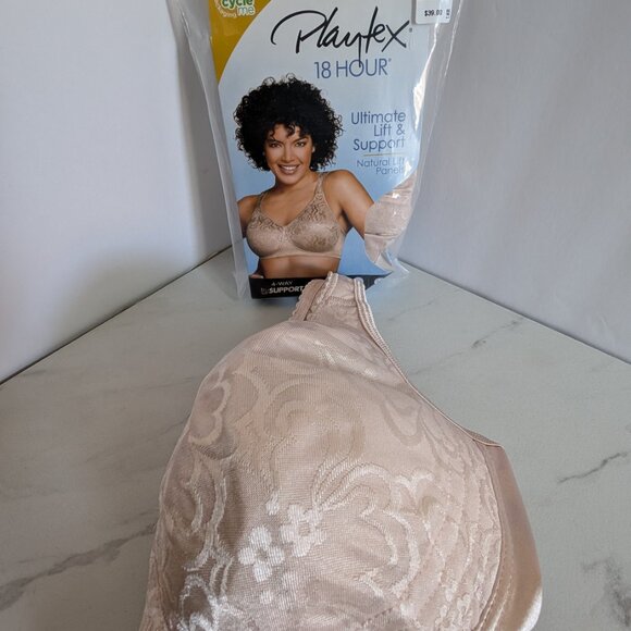 Playtex 18 Hour ft and Support Bra, 36D - Sandshell - Set of 2 - Picture 2 of 6